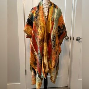 New Do everything in Love brand Marble print Kimono. One size. Mustard color.